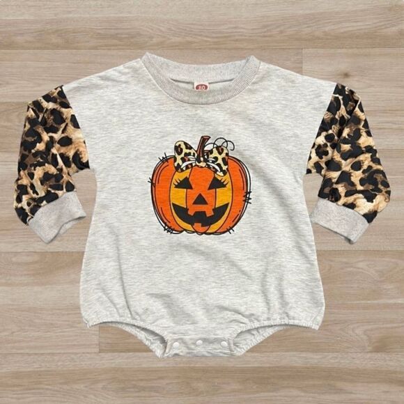 Other - Baby Girl Halloween Leopard Long sleeve Romper (6-12 months)